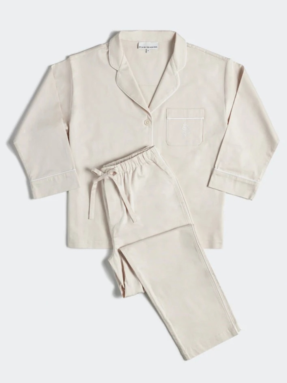 Four Seasons Women’s Hotel Pajama Set in Balinese Pearl